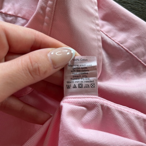 J.Crew x Thomas Mason Ludlow Pink Button Down Shirt M smart casual preppy work - Picture 8 of 8
